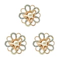 thumbnail image 2 of Sonducket Bufanda anillo elegante oro plata bufandas broche con diamantes de imitación galvanoplastia aleación envoltura abrazadera Heronsbill Type1 NO1, 2 of 6