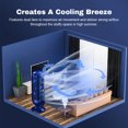thumbnail image 4 of Fan,Fan With 720° Fan With 5 Tower Fan Bedroom Office Portable, 4 of 5