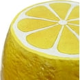 thumbnail image 6 of Yellow Round Resin 14.17 in. Outdoor Side Table Lemon Fruit Stool for Backyard, Pool, Lawn, 6 of 7