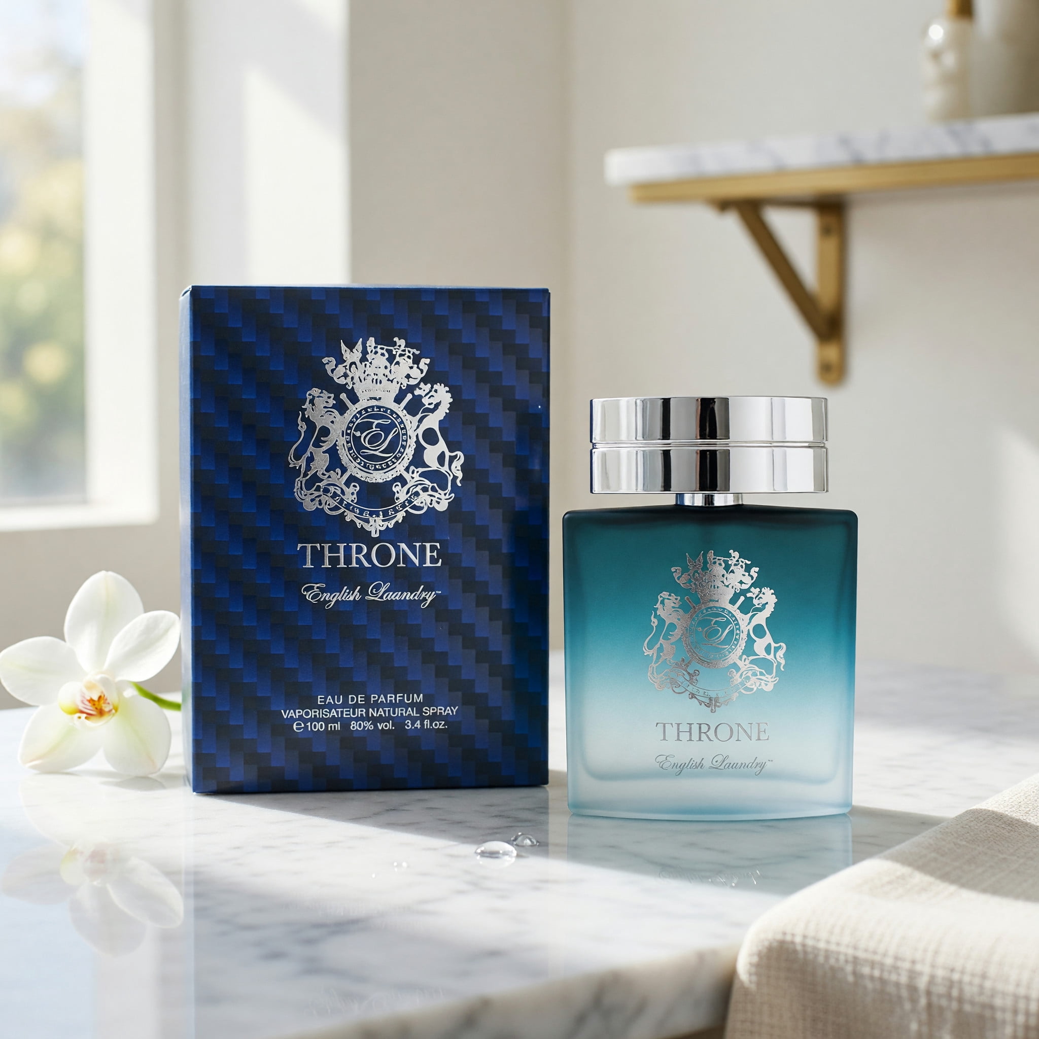 English Laundry, EDP Spray for Men, 3.4 oz, Throne with Bergamot