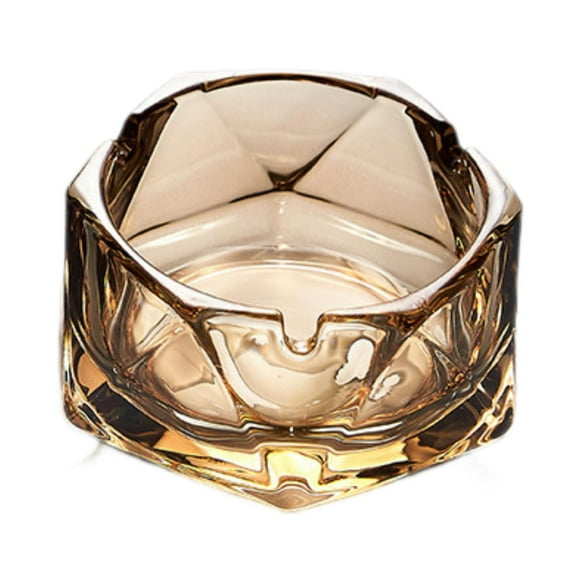 Cenicero De Cristal, Soporte De Bandeja De Ceniza De Regalo De Lujo Artesanal Moderno Para El Hogar, Color De Mesa B color B