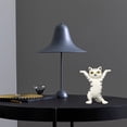 thumbnail image 1 of Gato de dibujos animados Portalápices Resina Bailando Gatito Escultura Oficina Decoración del hogar (C), 1 of 4