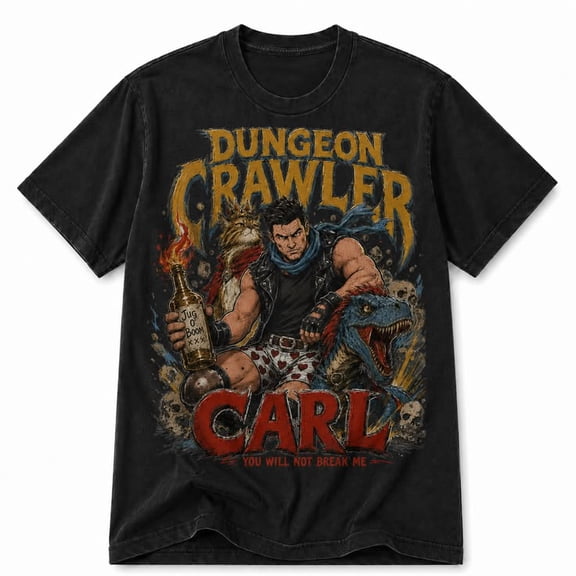 Dungeon Crawler Carl T-Shirt, Sizes S-5XL, Gildan 5000