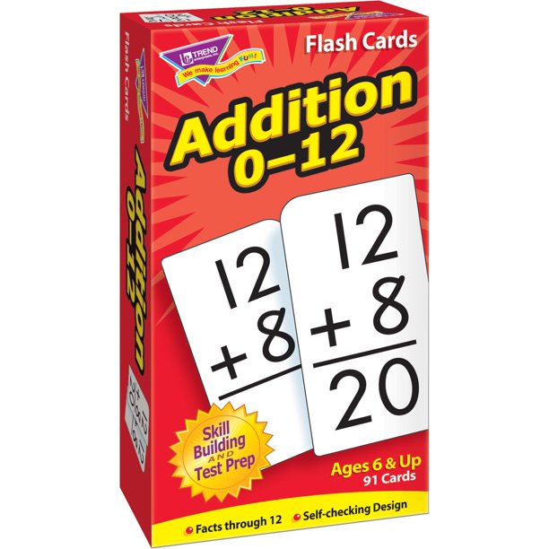 Trend, TEPT53101, Math Flash Cards, 1 / Box