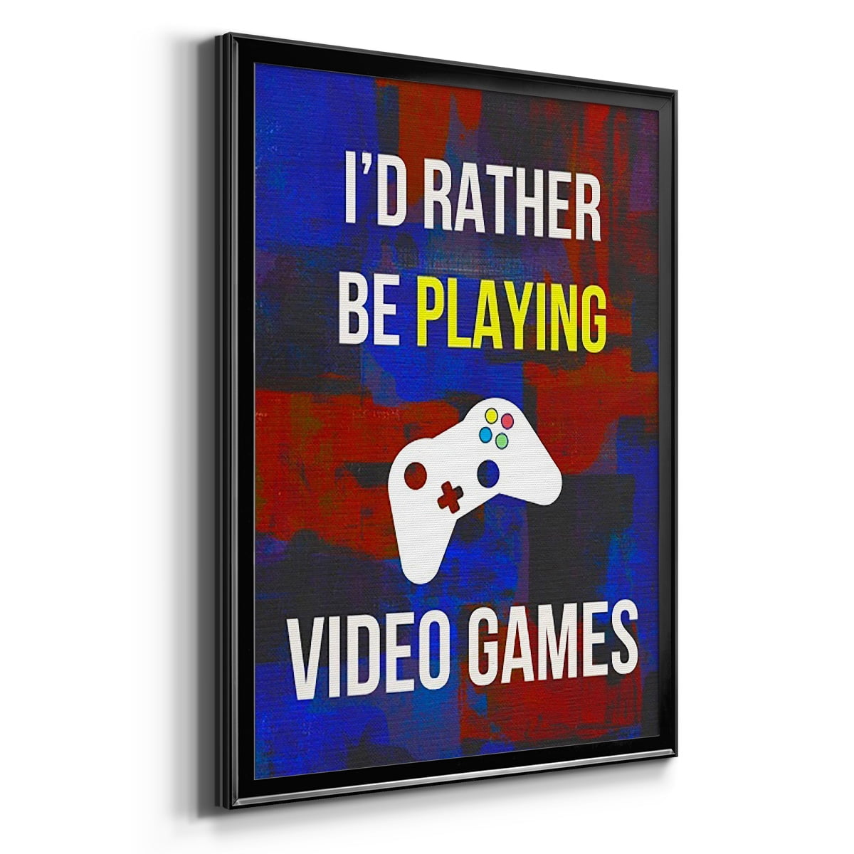 Gamer at Play III Premium Framed Print, in Gold, Black, or Silver - Ready to Hang