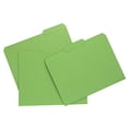 thumbnail image 3 of The File King 1/3-Cut Top Tab Green File Folder | Letter Size | Box of 100 | Assorted Tab Positions for Labeling | 11-Point Fiber Construction | Organize Home or Office, 3 of 8