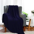 thumbnail image 2 of Unique Bargains 100% Cotton Cross Cable Knit Throw Blanket For Sofa Couch Bed Home Bedding,, 2 of 10