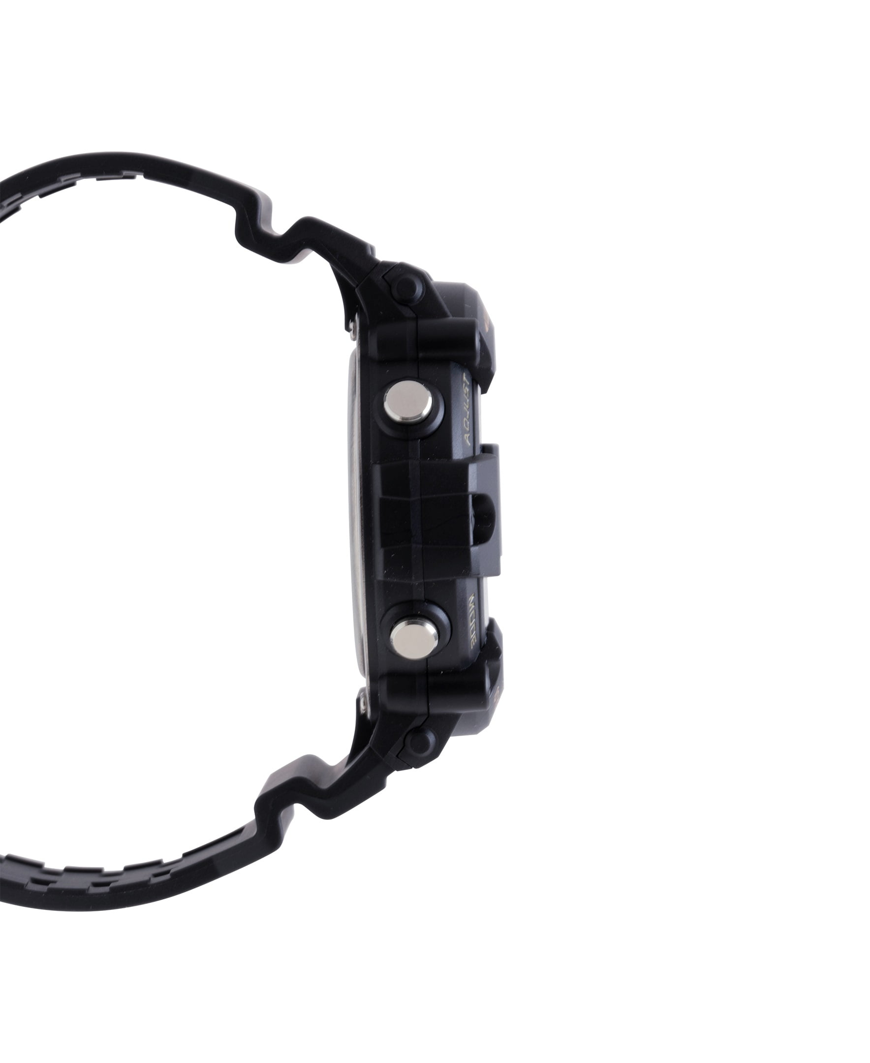 Casio Men's Wide Face Digital Black Watch with Extra Long Resin Strap - AE1500WHX-1AV