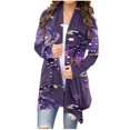 thumbnail image 2 of LOVZFMLL Cardigan pour Femmes Imprimés Halloween Cardigan à Manches Longues Veste, 2 of 7