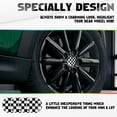 thumbnail image 5 of x xotic tech 4X Checker Pattern Style Wheel Center Cap Covers Compatible with Mini Coopers R50 R51 R52 R53 R55 R56 R57 R58 R59 R60 R61 F55 F56, etc (Black/White), 5 of 9