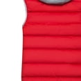 thumbnail image 2 of Women's Winter Warm Short-Sleeve Vest - Fashion Solid Color Button Casual Loose Top, Red, XXXL, 2 of 3