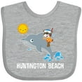 thumbnail image 3 of Inktastic Huntington Beach California Boys or Girls Baby Bib, 3 of 4