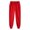 Red, variant on Gpaecead 2024 Men's Fleece Lined Pants Casual Baggy Hiphop Dance Jogger Sweatpants Winter Warm Drawstring Zipper Pockets Elastic Trousers Beige