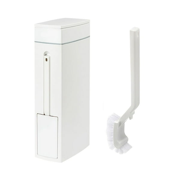 Home Textile Storage Slim Corner Waste with Toilet Brush for Space Saving Bathroom Organization and Hygienic Disposal
