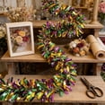 thumbnail image 3 of Mardi Gras Garland 78 Inch 5 Layer Thick Curly Ribbon Decorations In Gold Green Purple For Party Home Decor Christmas Tree Wedding Mantel, 3 of 7