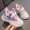 Purple, variant on Girls Sports Shoes Fashionable New Pattern Cute Love Mesh Breathable And Comfortable Four Seasons Casual Hook Loop Shoes Girls Athletic Shoes Size Pink US:10.5