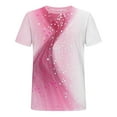 thumbnail image 4 of Lilgiuy Oversized Shirt for Men Casual T-Shirt Fun 3D Printed O-Neck Short Sleeves Tees Shirts Pullover for Fitness Exercise Pink(M-5Xl), 4 of 5