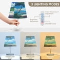 thumbnail image 4 of Boat on Sea and Beach Desk Lamp LED Table Nightstand Lamps with 3 Color Temperatures for Home Bedroom Living Room Decor 8x12, 4 of 8