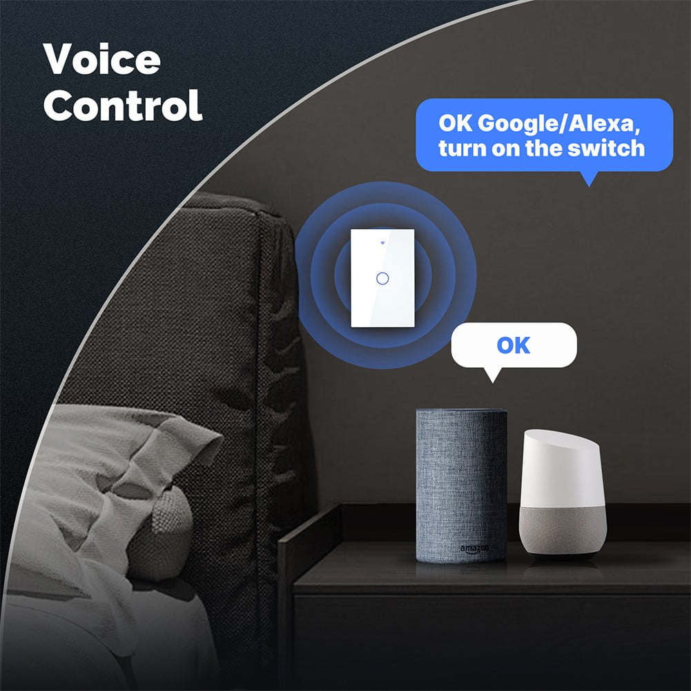 Wireless For zigbee Touch Switch with App Control and Custom Scheduling