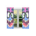 thumbnail image 2 of Mkhert Smart Monster Face Blackout Window Curtain Kitchen Curtain 26X39 Inch, 2 Panels, 2 of 3