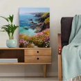 thumbnail image 5 of Coastal Seascape Wildflowers Oil Canvas Print, Wall Art for Living Room Bedroom Kitchen Dining Room Office Home, 5 of 8