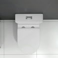thumbnail image 4 of Dasun Small Compact One Piece Toilet Dual Flush,23 inch Short Depth for Tiny Bathroom,White, 4 of 5