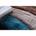 thumbnail image 2 of MDA Home Mateos Shag Brown/Cream/Blue Polyester Area Rug - 8' X 10', 2 of 5
