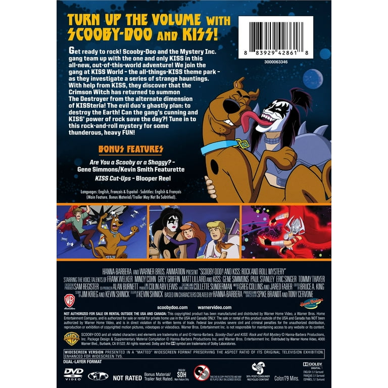 Turner Home Ent Scooby-Doo! And KISS: Rock and Roll Mystery