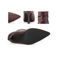 thumbnail image 4 of BLISSFUL STEP Women's Ankle Boots Stiletto Heel Pointed Toe Rivet Decor Back Zip Boots Burgundy 9.5, 4 of 7