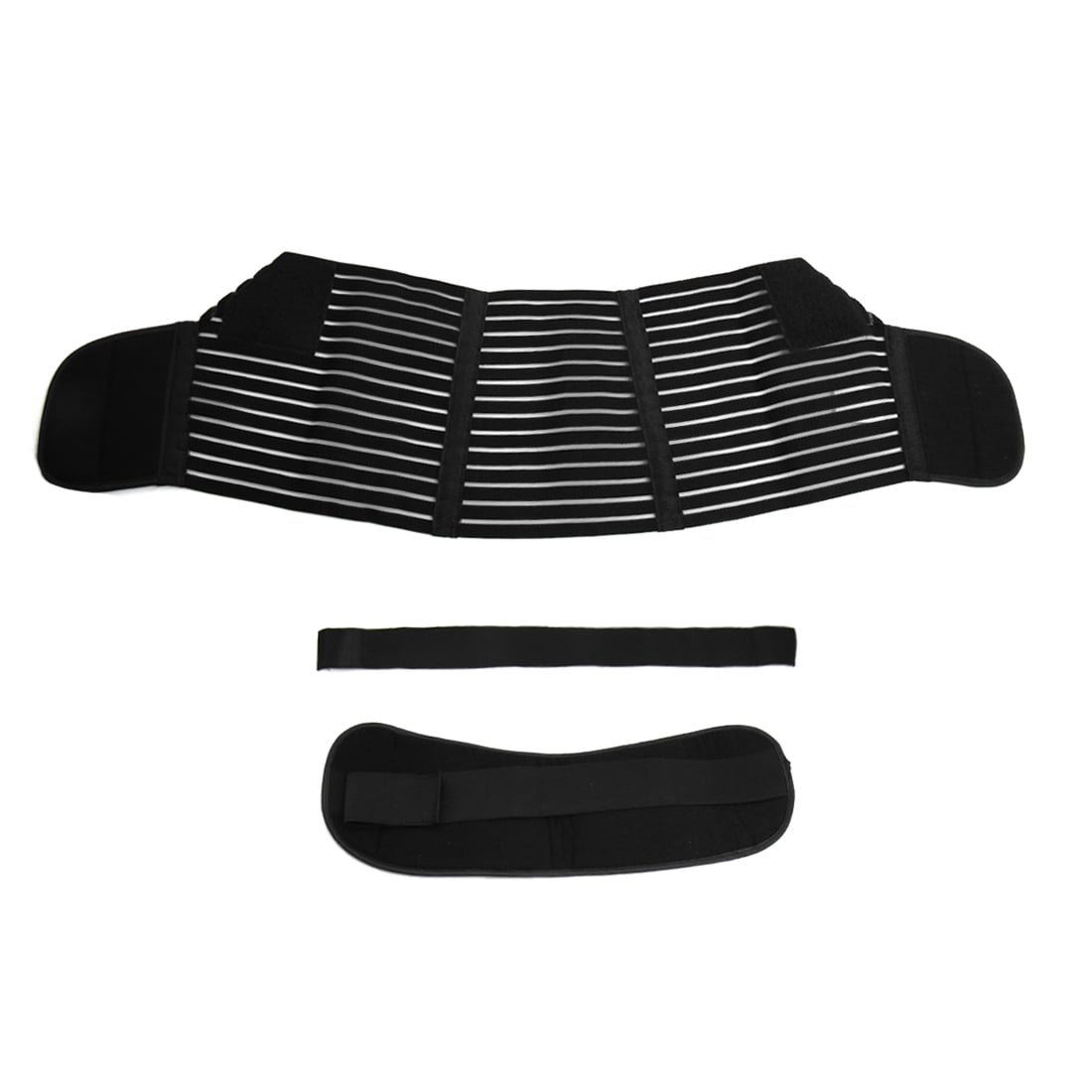 Unique Bargains Maternity Antepartum Belt Pregnant Women Abdominal Support Waist Belly Band Back Brace Black XXL