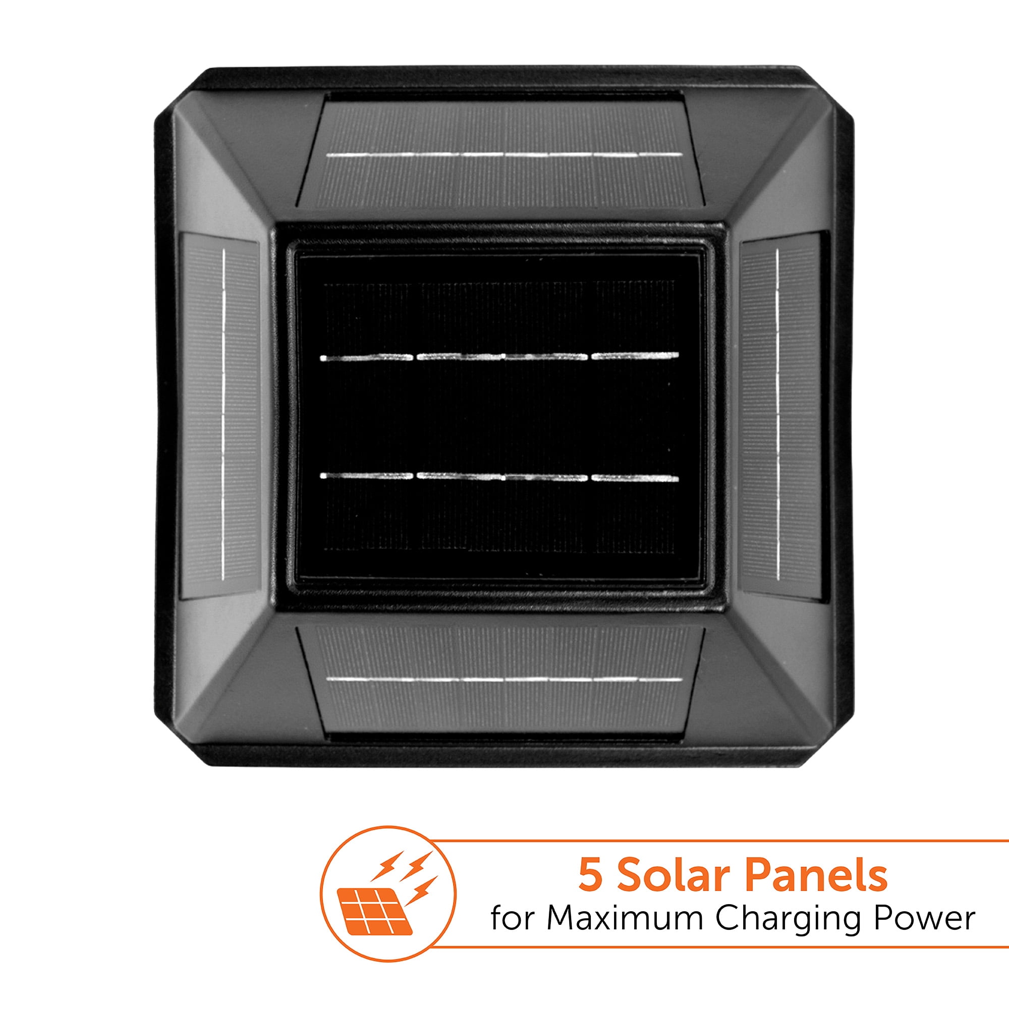Gama Sonic Imperial III Solar Post Light, Black Aluminum and Beveled Glass, Outdoor Lamp, Dual Color Temperature, 3-inch Fitter for Lamp Posts or Pier Mount (Sold Separately) 97K012