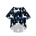 thumbnail image 3 of Christmas Dog Pajamas Xmas Pet Pjs with Snowman Elk Patterns Christmas Dog Onesie Jumpsuits Jammies Clothes Stretchy Shirts Comfy Outfit Costume Apparel for Small Medium Large Dogs, 3 of 5