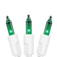 thumbnail image 3 of Novelty Lights 8.5 Feet 20 Bulb Green Mini Light String on White Wire, Non-Connectable Incandescent Fairy Lights for Bottles and Crafts, 4" Bulb Spacing, 24" Lead, Stackable Fused Plug, 3 of 3