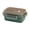 Green, variant on Double Layer Isolation Fast Food Box, Large Capacity Lunch Box, Sealed and Leak Proof and Microwaveable, for People Who Need to Take Out Food, Green