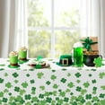 thumbnail image 5 of Nilvkv St. Patrick's Day Tablecloth, Irish Day Table Flag Decorative Tablecloths for Rectangle Tables Flag, Parties & Camping Tablecloth for St. Patrick's Day Party, 108x54in, 5 of 9