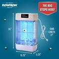 thumbnail image 7 of Flowtron Diplomat Indoor Bug Zapper, 2000 Sq Ft Electric Fly & Insect Killer W/120W UV Light & More, 7 of 7