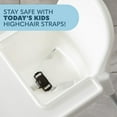 thumbnail image 3 of Today's Kids High Chair Straps Replacement Compatible with IKEA Antilop High Chair - Heavy Duty 3 Point Harness Seat Belt, Adjustable Durable Polyester, Soft & Comfortable on Baby's Skin - Gray, 3 of 7