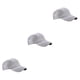 thumbnail image 3 of Minnieouse Men Hat Clothing Accessory Sunshade Summer Caps Adjustable Sport Outdoor Baseball Headgear Breathable Mesh Drying Quick gris claro 3piezas, 3 of 6