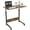 Brown, variant on CRXX Portable Computer Workstation, Standing Desk Adjustable Height, Small Computer Desk w/Rolling, Sit Stand Laptop Desk TV Tray for Bed Sofa Hospital Reading Eating,Black, 31.5"
