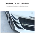 thumbnail image 1 of unbranded 1Jgo Protector De Delantera Negro Con Aletas Splitter Para Auto Material Resistente, 1 of 8