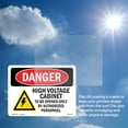 thumbnail image 5 of High Voltage Cabinet To Be Opened OSHA Danger Vinyl Decal Label 7 Inch x 5 Inch - 10 Pack, 5 of 6