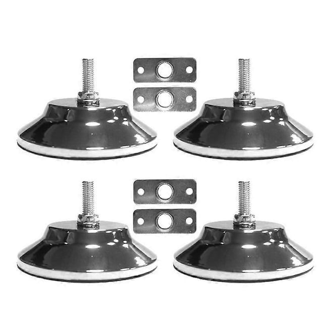 4 PCS Billiard/Pool Table Leg Levelers 5 Inch Metal Game Table Leg Levelers Heavy Duty Leveling Feets for Pool TableSurprise Gift:BlackSilver Great Gift