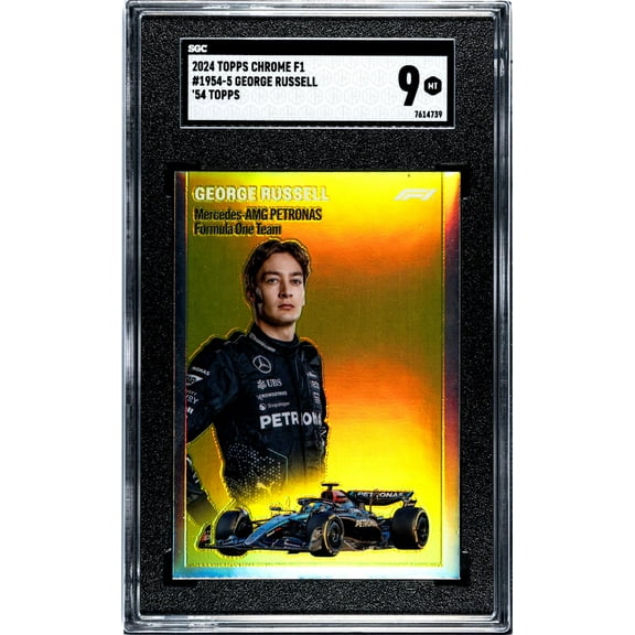 2024 Topps Chrome F1 '54 Topps George Russell #1954-5 SGC 9