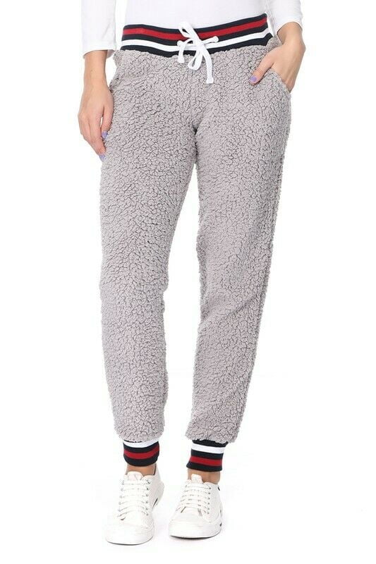 fuzzy sweatpants