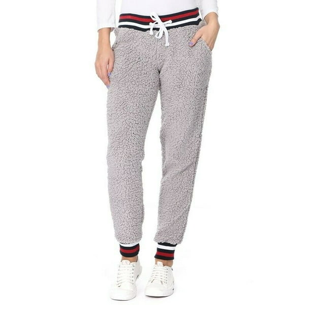 sweatpants with fuzzy inside