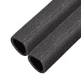 thumbnail image 6 of Uxcell 2pcs Polystyrene Foam Tube Insulation Cable Cover Black 1.17in x 1.56in x 1.64ft, 6 of 6
