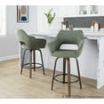 thumbnail image 3 of LumiSource Mustang 26" Fixed-Height Counter Stool - Set of 2, 3 of 6