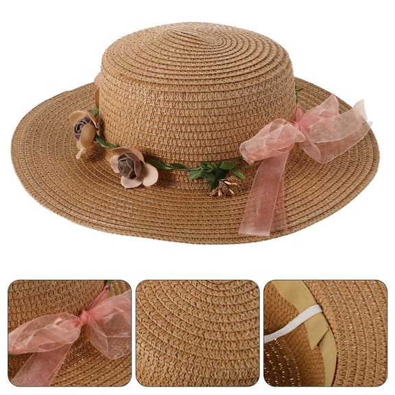 GOOHOCHY Ladies Flat Top Cap Women'S Stylish Hat Female Stylish Hat Summer Stylish Hat Women'S Fashion Hat Female Fashion Hat Summer Fashion Hat