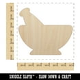 thumbnail image 2 of Mortar and Pestle Pharmacy Alchemy Icon Wood Shape Unfinished Piece Cutout Craft DIY Projects - 6.25 Inch Size - 1/8 Inch Thick, 2 of 7