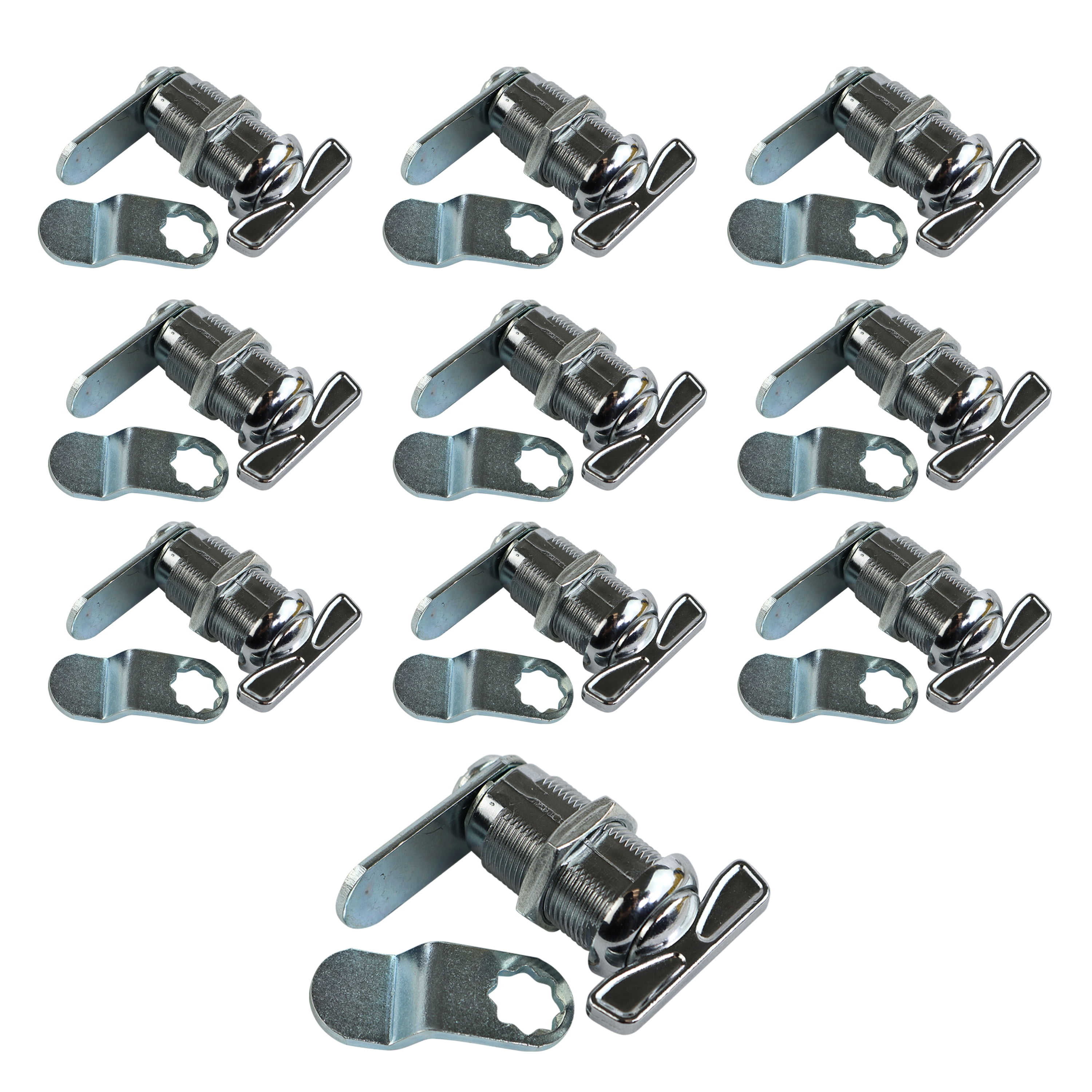 RV Leisure CW 1 1/8" Thumb Twist Compartment Door Cam Locks10 pack